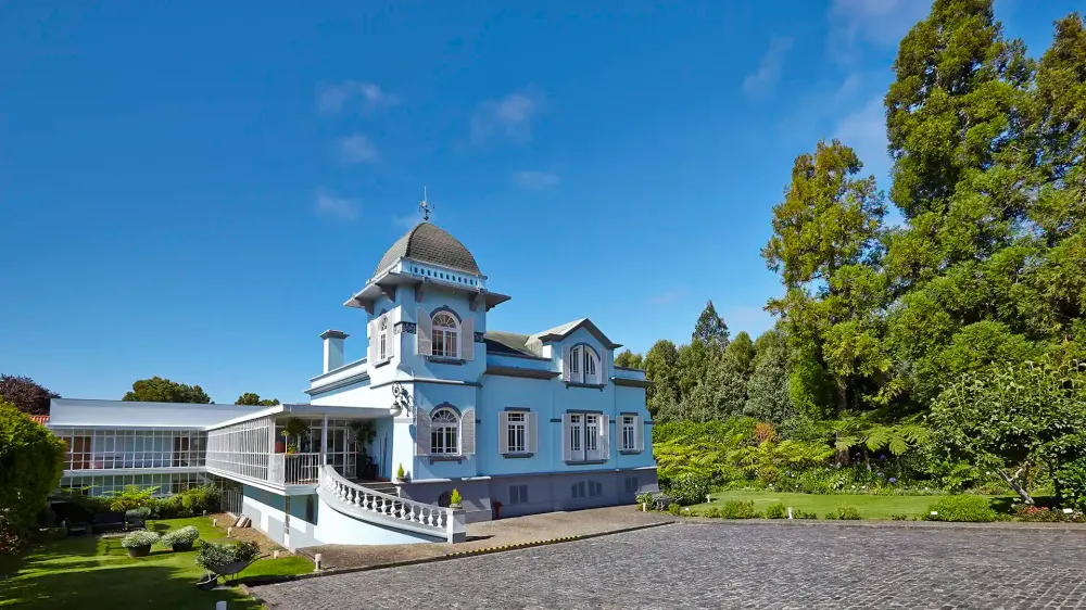 1920s manor house of PortoBay Serra Golf in the misty highlands of Santo da Serra, Madeira